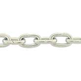 Цепь сварная короткозвенная DIN 766 (DIN 5685А) 3 мм цинк ( 60м)