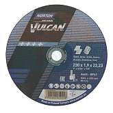 Круг отрезной 230х2,5х22,23 NortonVulcan 41 80 м/с+нержавейка - 25 шт
