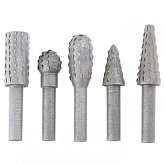 Набор шарошек по дереву 5шт. // MATRIX 70499