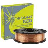 Проволока  СВ08Г2С омедн. AlfaMag SOFT  (SG-2) d=1,2 мм пласт.касс. рядн.намот 18 кг (D270)