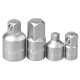 Набор адаптеров, переходные для торцовых головок, 4шт. ЗУБР "МАСТЕР" 27710-H4