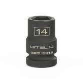 Головка ударная шестигранная, 14 мм, 1/2", CrMo// Stels 13918