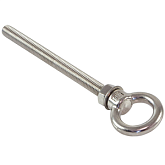 Рым-болт с упором с удлин. резьбой М8х100 А4 М8267-4-8х100