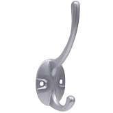 Крючок-вешалка №24 хром эффект (5 шт.)