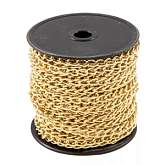 Цепь декоративния "Сантехническая" 2,1 мм золотая 111459