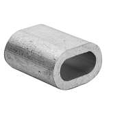 Зажим троса алюминиевый М 4 (50шт) DIN 3093