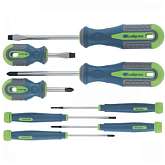 Набор отверток универсальный, CrV,  трехкомпонентные рукоятки, 8 предм//Сибртех 13375