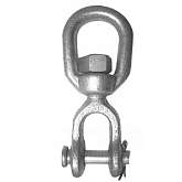 Вертлюг петля-вилка М20