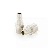 Ниппель универсальный быстросъемный ("папа"),внешняя резьба 3/8", 2 шт. // Stels 57059