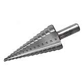 Сверло ступенчатое по металлу Р6М5К5, ø 4,0-20,0 мм, 9 ступ. 100/10 ДТ 216204