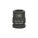 Головка ударная шестигранная, 18 мм, 1/2", CrMo// Stels 13923