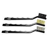 Корщетки мини, набор 3 шт., сталь/нейлон/латунь, 175 мм, 38452