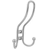 Крючок-вешалка №12 хром эффект (5 шт.)