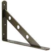 Кронштейн усиленный 200*150 пол.бронза (2 шт.)