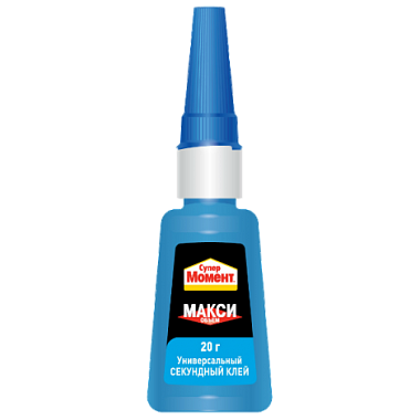 Клей Henkel Момент-Супер Макси 20гр в шоу-боксе