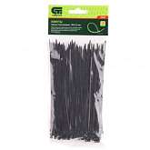 Хомуты, 180 * 3,6 мм, пластиковые, черные, 100 шт.// СИБРТЕХ 45550