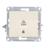 Механизм розетки комп. 1-м СП Glossa RJ45 беж. SchE GSL000281K