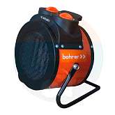 Пушка тепловая электрическая Bohrer ТПК-2000ПЭ (квадрат с кер.нагр.эл)0/1/2 кВт(20 м2,3 режима,рег.м