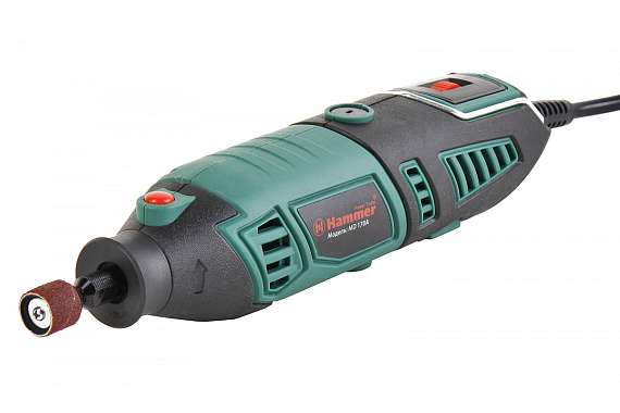 Дрель (мини) HAMMERFLEX MD170A сумка + насадки 160 шт