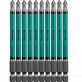 Биты Optimum Line, PZ2, тип хвостовика E1/4", 100 мм, 10 шт в блистере, KRAFTOOL 26124-2-100-10
