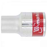 Головка торцевая, 10 мм, 6-гранная, CrV, под квадрат 1/2", хромированная// MATRIX MASTER 13110