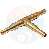 Тройник универсальный 6-9/6-9/6-9 (латунь) (ПТК)