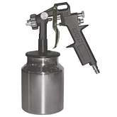 Краскопульт пневматический, алюминиевый нижний бачок 1000 мл, 1.5 мм, 81001