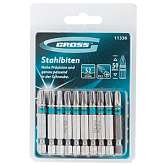 Набор бит PH3х50, сталь S2, 10шт //GROSS 11336