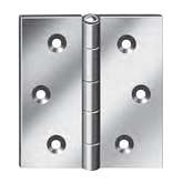 петля прямая с латун. штифтом 100х100мм (оцинк.)