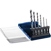 Набор сверл по металлу с шестигранным хвостовиком, 6шт(2-8мм), сталь Р6М5, класс А ЗУБР ПРОФ-А 29623