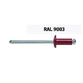 Заклепки комбинированные 3,2х8 RAL 9003 белые (1 000 шт)