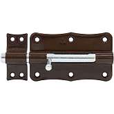 Задвижка накладная ЗТ2-100 пол.коричневый (1 шт.)