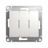 Механизм выключателя 3-кл. СП GLOSSA 10А IP20 10AX бел. SchE GSL000131