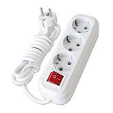 Удлинитель 3х5м с заземл. 16А IP20 S-303 с выкл. ПВС 3х1 UNIVersal 9631987