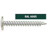 Саморезы по металлу прессшайба острый 4,2х16 Ral 6005 (1 000 шт)