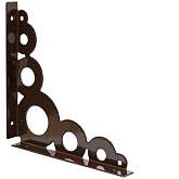Кронштейн для полок 182*182*1,5 пол.коричневый (2 шт.)