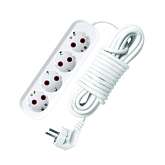 Удлинитель электрический бытовой с заземлением "UNIVERSAL" 10 А, 2200 Вт, 3 гнезда, 5 м (554-05)