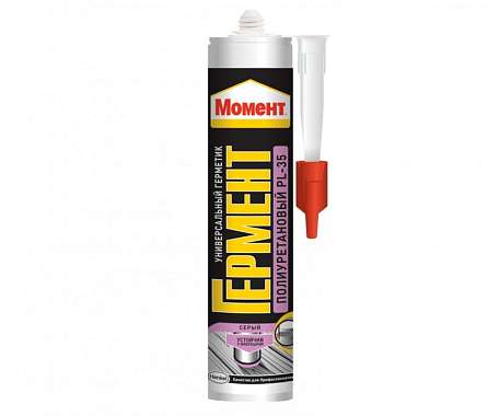 Герметик Henkel Гермент Полиуретан. универсал. pl-35 серый 310 мл (1/12)