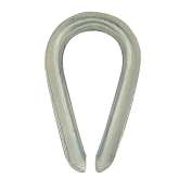 Коуш для стал. канатов оцинк. 5 мм DIN 6899 (20шт) 