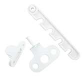 Ограничитель открывания окна L-165 белый пластмасса (5 шт.)