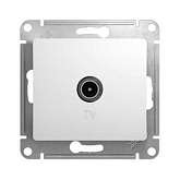 Механизм розетки TV 1-м СП Glossa 1DB бел. SchE GSL000191