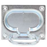 Ручка откидная 100*80 (скрытая) цинк (5 шт.)