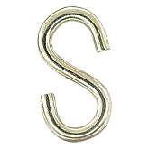 Крючок S-образный (асимметр.) 8мм нерж. А2