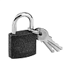 Замок висячий 30 мм, 2 ключа TopTools 90U300