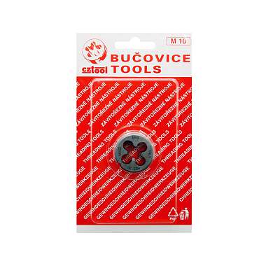 Плашка с левой резьбой М10х1,5 (1шт) BUCOVICE 250100