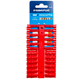 Дюбель R-UNO-RED-48N d6 универсальный, нейлон (блистер 48шт)