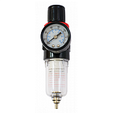 Фильтр-регулятор FR-101 с манометром, внутренняя резьба, 0-8бар, 1/4" FUBAG 190101