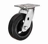 Поворотная колесная опора б/г черн.рез. C-4102-DYS-125