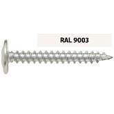 Саморезы по металлу прессшайба острый 4,2х16 Ral 9003 (1 000 шт)