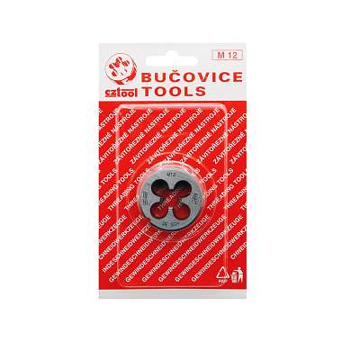 Плашка с левой резьбой М12х1,75 (1шт) BUCOVICE 250120